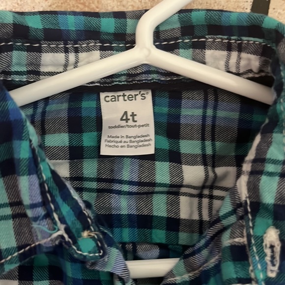 Carter’s flannel boys 4t - Picture 3 of 3